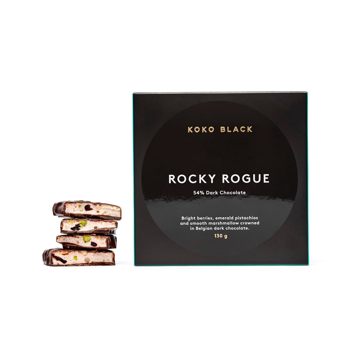 A Chorus of Koko 54% Dark Chocolate Ensemble Gift Cube Contents